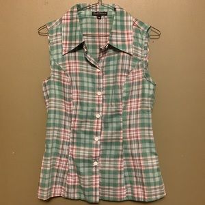 Smak Parlour Plaid Blouse